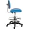 Global Industrial ESD Stool, Vinyl, Blue, 17 in - 25 in Seat Height, Armless Arms 695537BL - alternate 2